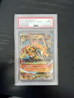 Pokemon M Charizard EX 13/106 Flashfire Ultra Rare Holo PSA 9 2014 - Image 1