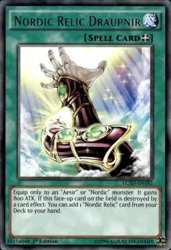 Nordic Relic Draupnir - Rare 1st Edition LC5D-EN192 - NM - YuGiOh - Image 1