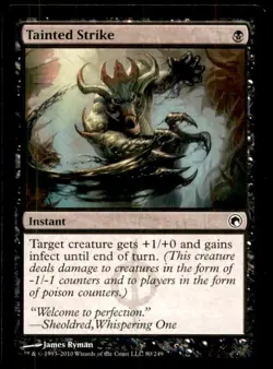 MTG Tainted Strike LP Light Play Scars of Mirrodin [2874] - Image 1