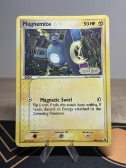 Magnemite 59/92 Ex Legend Maker Stamped Reverse Holo Foil Pokemon Card HP - Image 1