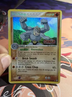 Machamp 11/108 2007 EX Power Keepers Pokemon Card TCG Reverse Holo Rare HP - Image 3