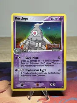 Dusclops 14/108 Ex Power Keepers Stamped Reverse Holo Rare 2007 Pokemon Card LP - Image 1