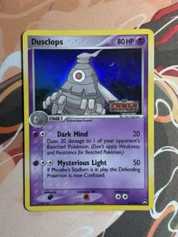 Dusclops 14/108 Ex Power Keepers Stamped Reverse Holo Rare 2007 Pokemon Card LP - Image 2