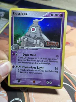 Dusclops 14/108 Ex Power Keepers Stamped Reverse Holo Rare 2007 Pokemon Card LP - Image 3
