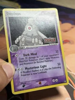 Dusclops 14/108 Ex Power Keepers Stamped Reverse Holo Rare 2007 Pokemon Card LP - Image 4