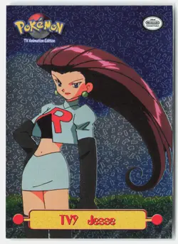 Jesse #85 Topps Trading Cards Series 1 Pokemon Lightly Played Holo - Image 1