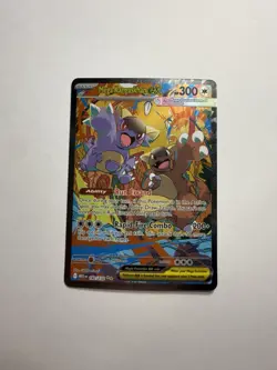NM Mega Kangaskhan EX 182/132 Full Art ME01 Mega Evolution Pokemon card English - Image 1