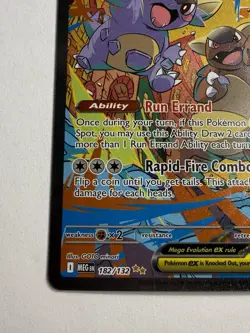 NM Mega Kangaskhan EX 182/132 Full Art ME01 Mega Evolution Pokemon card English - Image 3