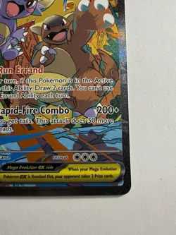 NM Mega Kangaskhan EX 182/132 Full Art ME01 Mega Evolution Pokemon card English - Image 4