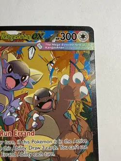 NM Mega Kangaskhan EX 182/132 Full Art ME01 Mega Evolution Pokemon card English - Image 5