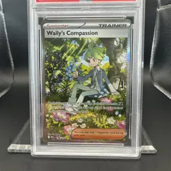 2025 Pokemon Mega Evolutions Wally’s Compassion #186 SIR EN Graded PSA 9 - Image 3