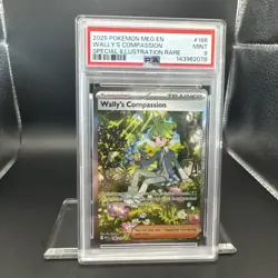 2025 Pokemon Mega Evolutions Wally’s Compassion #186 SIR EN Graded PSA 9 - Image 4