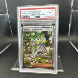 2025 Pokemon Mega Evolutions Wally’s Compassion #186 SIR EN Graded PSA 9 - Image 5