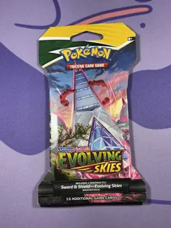 Pokemon TCG Evolving Skies Sealed Sleeved Booster Pack Duraludon Art - Image 1