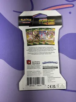 Pokemon TCG Evolving Skies Sealed Sleeved Booster Pack Duraludon Art - Image 2