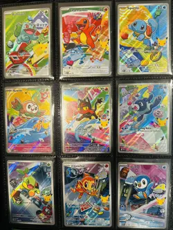 Pokemon First Partner Illustration Series 1 Collection - Full Set Of 9 - NM TCG - Image 1