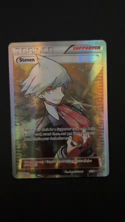 Steven 95/98 XY Ancient Origins Full Art Ultra Rare Pokemon Card - (NM) - Image 1