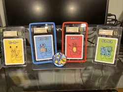 2019 Pokemon JPN Old Maid CGC Pristine 10 - Pikachu Starter Set (4) Full Art - Image 1