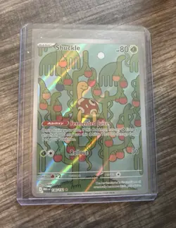 Pokemon Shuckle Illustration Rare Holo Me01: Mega Evolution 136/132 Basic 80 HP - Image 1