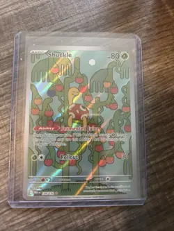 Pokemon Shuckle Illustration Rare Holo Me01: Mega Evolution 136/132 Basic 80 HP - Image 3