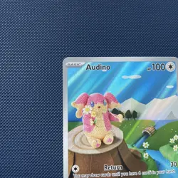 Pokemon TCG Audino 151/086 - Illustration Rare - Black Bolt - Near Mint - Image 3