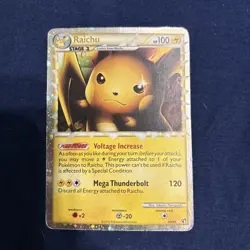 Pokemon Raichu Prime Undaunted 83/90 Holo Rare HP - Image 1