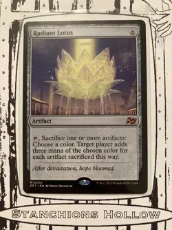 MTG Radiant Lotus - Aetherdrift (DFT) Mythic #0240 - Image 1