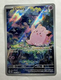 Lillie's Clefairy ex Special Illustration Rare Holo Sv09 184/159 Pokemon - Image 1