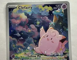 Lillie's Clefairy ex Special Illustration Rare Holo Sv09 184/159 Pokemon - Image 2