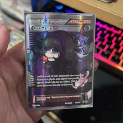 Hex Maniac Full Art Holo Ultra Rare 75/98 XY Pokemon TCG Trainer Supporter 2016 - Image 1