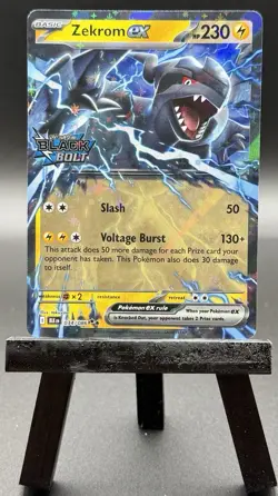 Zekrom ex - 034/086 - Double Rare/Black Bolt Stamp - Pokemon Black Bolt ENG - Image 1