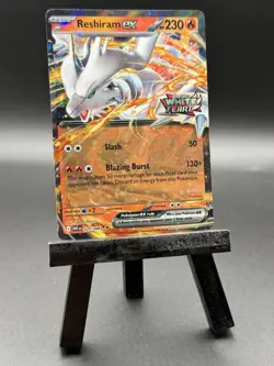 Reshiram ex - 020/086 - Double Rare/White Flare Stamp - Pokemon White Flare ENG - Image 1