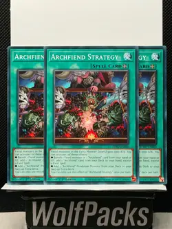 Yu-Gi-Oh! Burst Protocol - Archfiend Strategy 1st Edition BPRO-EN060 Lot X3 - Image 2
