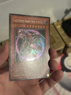 Chaos Emperor Dragon - Envoy of the End - IOC-000 - Secret Rare - 1st Ed - VLP - Image 5