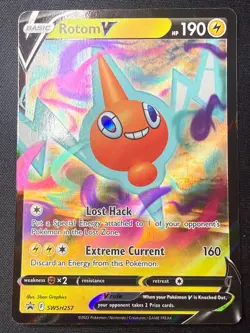 Rotom V SWSH257 - SWSH Black Star Promo | Pokemon Card | NM - Image 1
