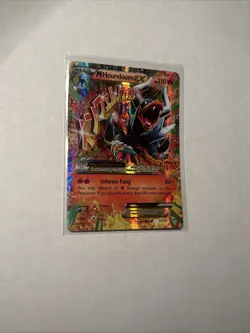 Mega Houndoom EX - 22/162 - Pokemon Breakthrough XY Ultra Rare Card - Image 1