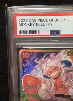 PSA 10 Monkey D Luffy OP05-119 SR Gear 5 Nika One Piece Card JP - Image 3