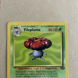 Pokemon TCG Vileplume Jungle Card 31/64 Unlimited Rare Non-Holo MP - Image 3