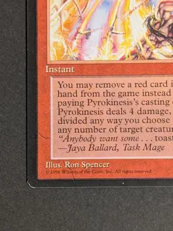 MTG Card - 1x PyroKinesis - Alliances - NM/LP - Vintage Magic The Gathering 1996 - Image 3