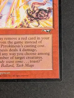 MTG Card - 1x PyroKinesis - Alliances - NM/LP - Vintage Magic The Gathering 1996 - Image 4