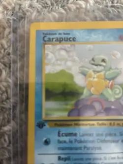 1st Edition French Squirtle (Carapuce) 63/102 Base Set 1999 Pokemon Near Mint - Image 3
