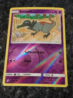 Salandit 98/236 SM Unified Minds Pokemon Reverse Holo Foil Rare Nice! - Image 1