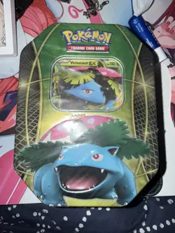 2016 Pokemon TCG EX Power Trio Tin - Venusaur-EX - New Factory Sealed - Image 3
