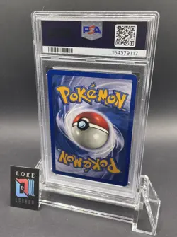 1999 POKEMON FOSSIL 1ST EDITION #19 DRAGONITE PSA 8 - Image 2