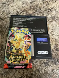 VERY HEAVY! 22.78 Pokemon TCG Ascended Heroes Booster Pack (SEALED) - Image 1
