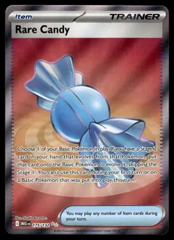 RARE CANDY - 175/132 Ultra Rare Mega Evolution Pokemon NM - Image 1