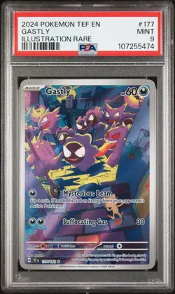 Pokemon TCG - Paldea Evolved #211 Raichu SIR PSA 9 And Gastly PSA 9 - Image 5