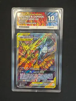Moltres & Zapdos & Articuno GX SM210 Pokemon Black Star Promo Ace 10 - Image 1