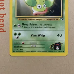 Erika's Weepinbell 49/132 Uncommon Gym Heroes Pokemon Near Mint NM - Image 4