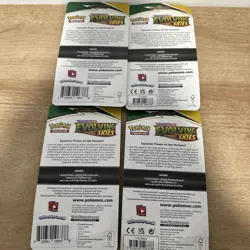 Pokemon TCG Evolving Skies Blister Pack with Eevee Slowpoke Promo SEALED (4 Lot) - Image 4